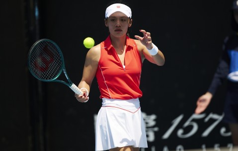 谈球吧(中国)官方网站韦思佳：资格赛出局将结束红土赛季，自己的突破在比赛没有体现