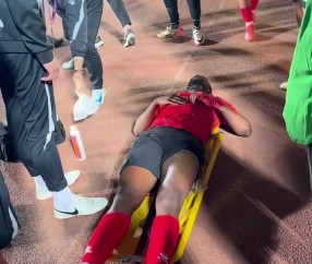 谈球吧(中国)官方网站伤情通报：姆本扎左腿股二头肌长头损伤，预计恢复期为4-6周