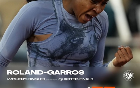 谈球吧(中国)官方网站高芙职业生涯法网战绩：连续2年&第3次挺进4强 最好成绩亚军